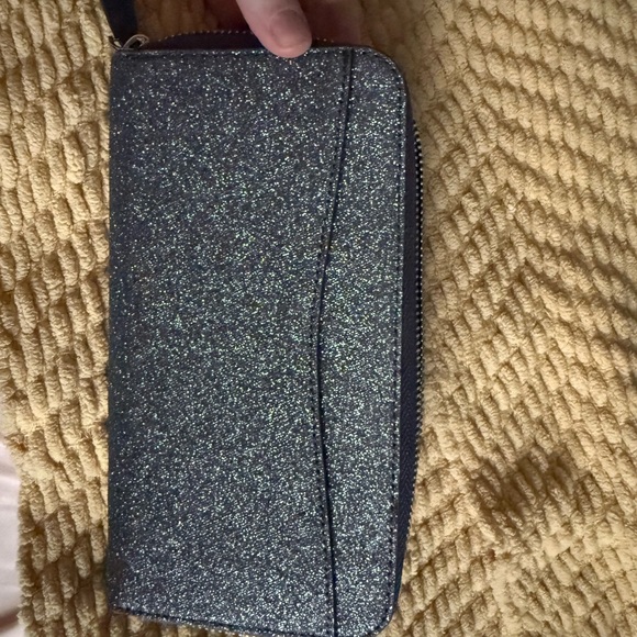 kate spade Sparkling Silver Handbag and matching zip wallet - Picture 7 of 7